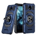 thumbnail image 1 of For Schok Volt SV55 SV55216 Robotic Ring Hybrid Kickstand Phone Case Cover - Blue, 1 of 5