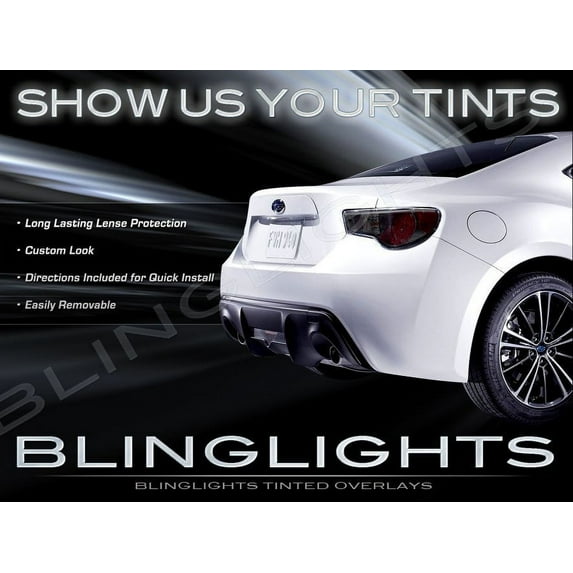 For Scion FR-S Tinted Smoked Protection Overlays Film for Taillamps Taillights Tail Lamps Lights