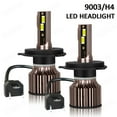 thumbnail image 1 of For Scion xB xA 2004 2005 2006 LED Headlight High/Low Beam Bulbs Pair H4/9003, 1 of 10