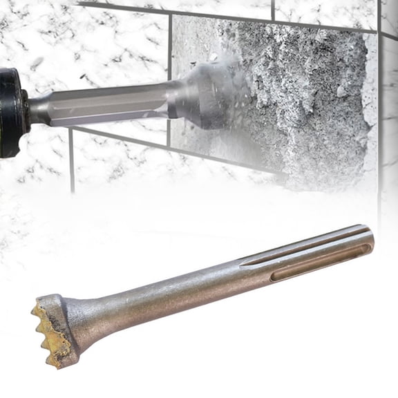 For Sds Max Shank Electric Hammer Square Head 16Teeth Tip Chisel Bushing Bit