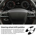 thumbnail image 1 of For Seat Leon FR MK3 MK4 5F ST Cupra Ateca Alhambra Arona Ateca ibiza 6P Carbon Fiber ABS Steering Wheel Paddle Shifter Sticker., 1 of 9