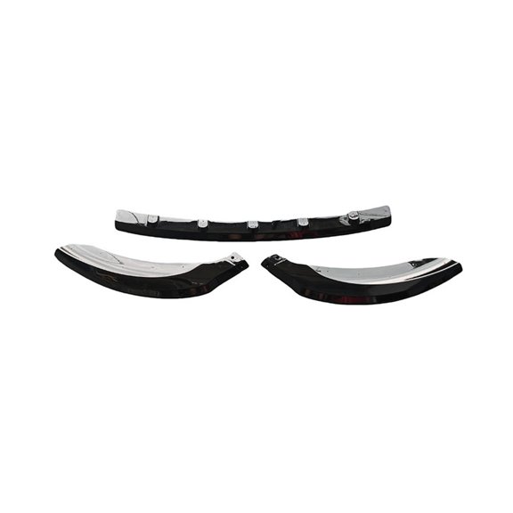 For Seat Leon MK2 Cupra/FR 2009 2010 2011 2012 3/Pcs Car Front Lip Bumper Spoiler Glossy Black Body Kit