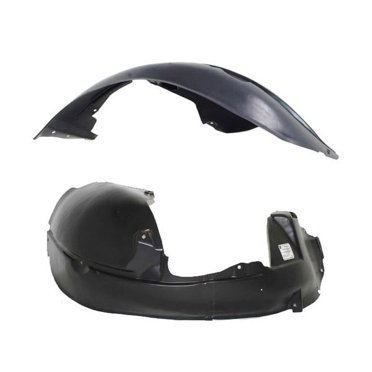 Front Left Driver Side Splash Shield / Fender Liner For 2004-2006 Scion XB – Direct Replacement, Unfinished Black