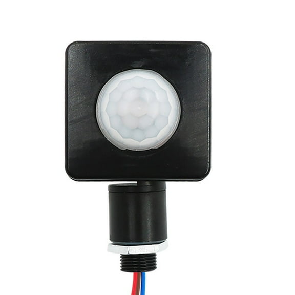 For Security Lights 180 Degree Sensor Motion Sensor Switch High Sensitivity Compact Size Day And Night Adjustment