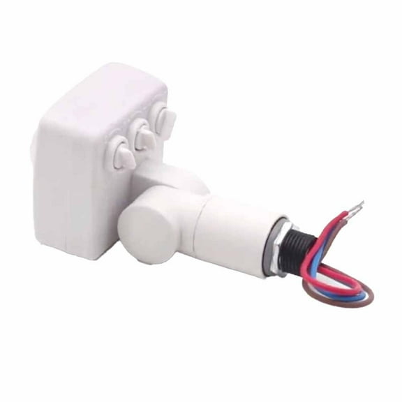 For Security Lights 180 Degree Sensor Motion Sensor Switch High Sensitivity Compact Size Day And Night Adjustment