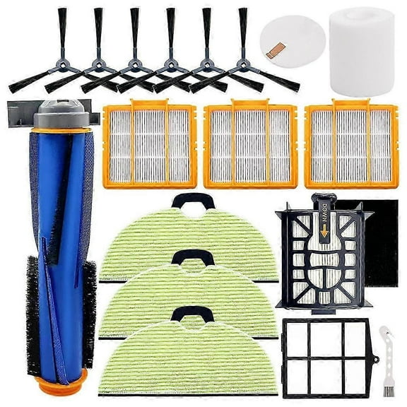 For Shark AV2610WA RV2610WA Matrix Plus 2-in-1 Main Side Brush & Filter Replacement As Shown