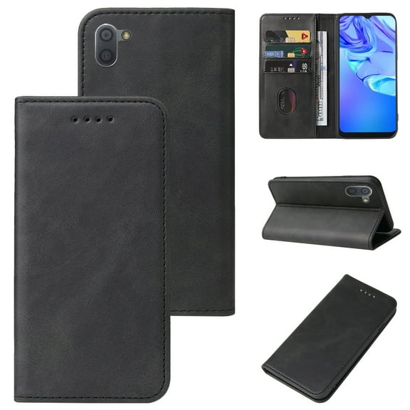 For Sharp Aquos R3 / SHV44 / SH-04L Magnetic Closure Leather Phone Case