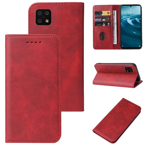 For Sharp Aquos Sense 6 SHG05 / SH-54B / Sense 6S / SHG07 Magnetic Closure Leather Phone Case