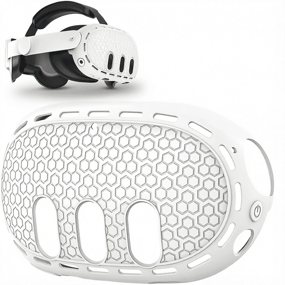 For Silicone Protective Cover Compatible with Meta Quest 3 Anti Slip VR Headset Skin Shell Protector Sleeve Accessories