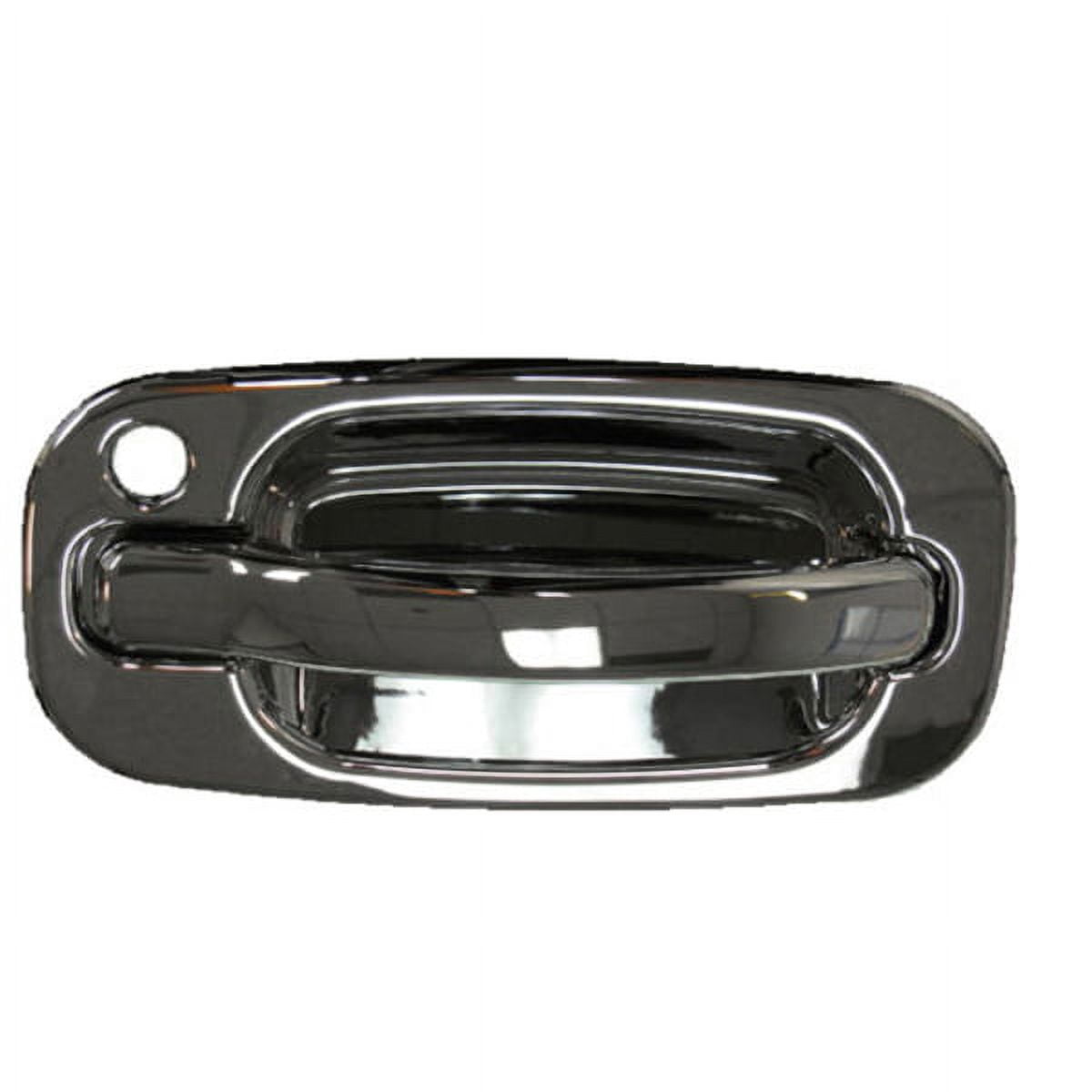Chrome Front Left Driver Side Exterior Door Handle For Chevy Silverado & GMC Sierra - Direct Replacement