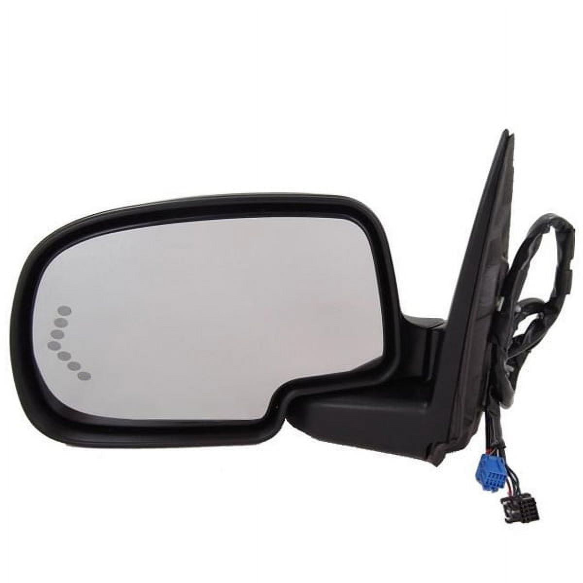 For Silverado Truck Mirror Power Heated w/Signal Puddle Lamp Dimmer Driver Side