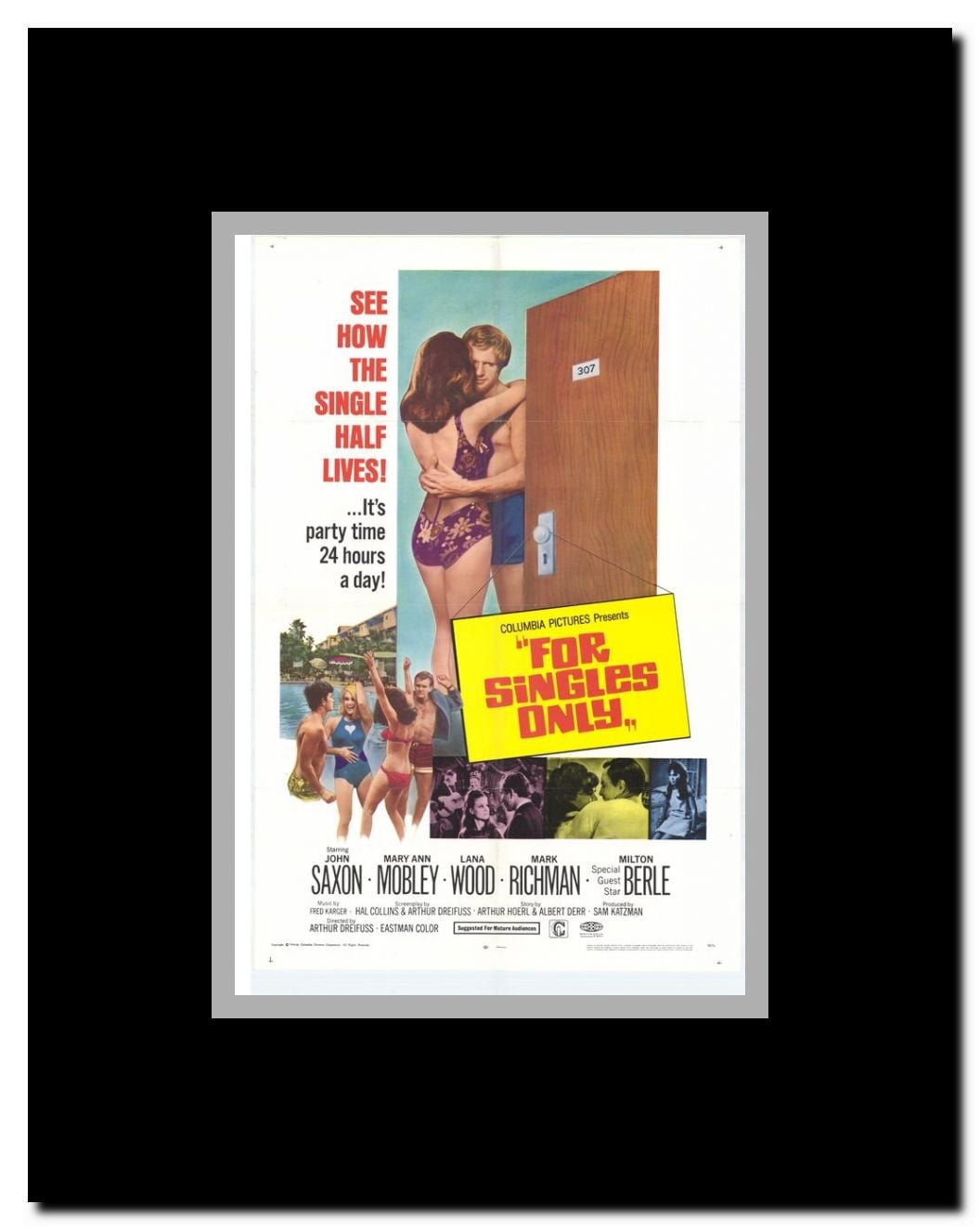 For Singles Only Framed Movie Poster