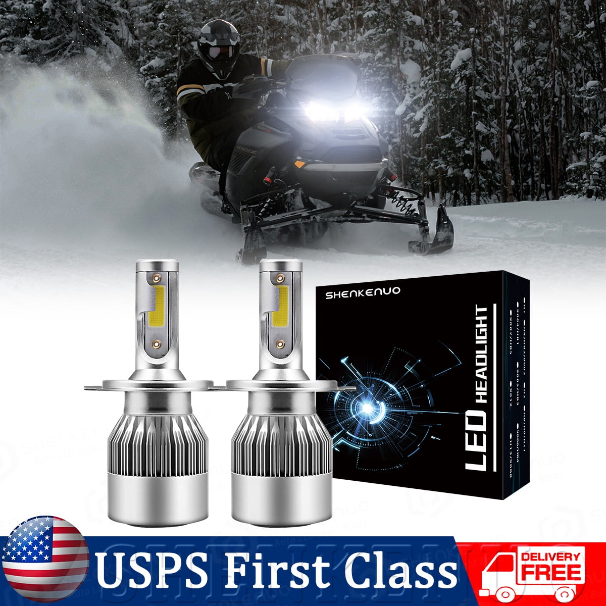 Snowmobile headlight bulbs deals