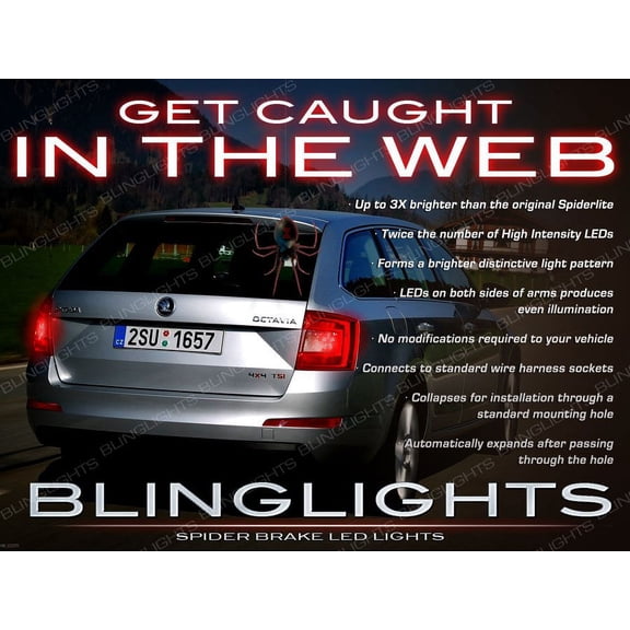 For Skoda Octavia Custom LED Tail Lamp Spider Light Bulbs koda Replacement Upgrade