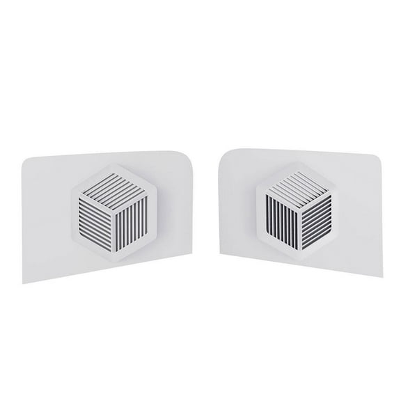 For Slim Console Faceplate Cover Replacement Side Shell, 2024 New Dustproof ABS Case with Cooling Vents