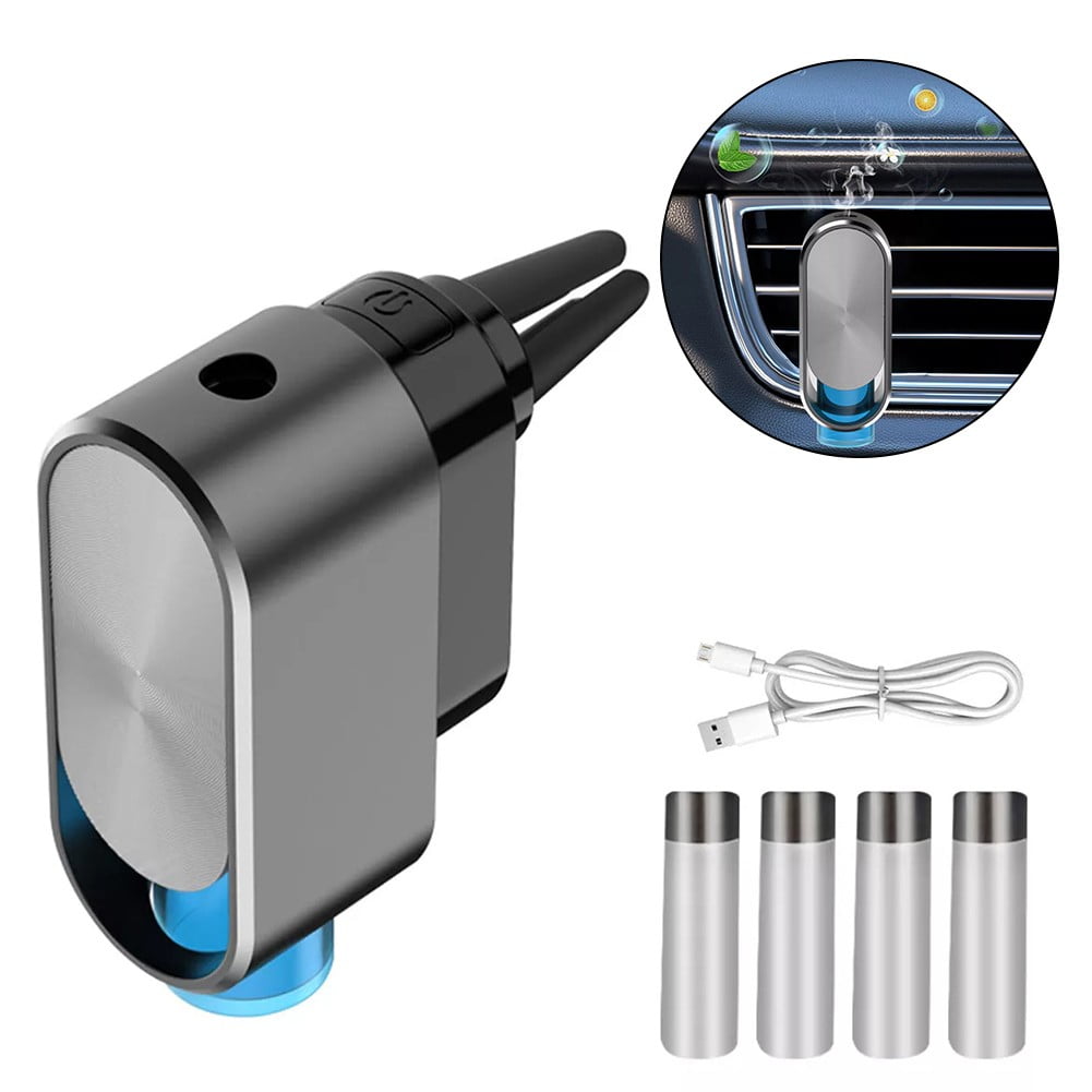 For Smart Car Air Freshener Diffuser Rechargeable with 3 Modes with 4 ...
