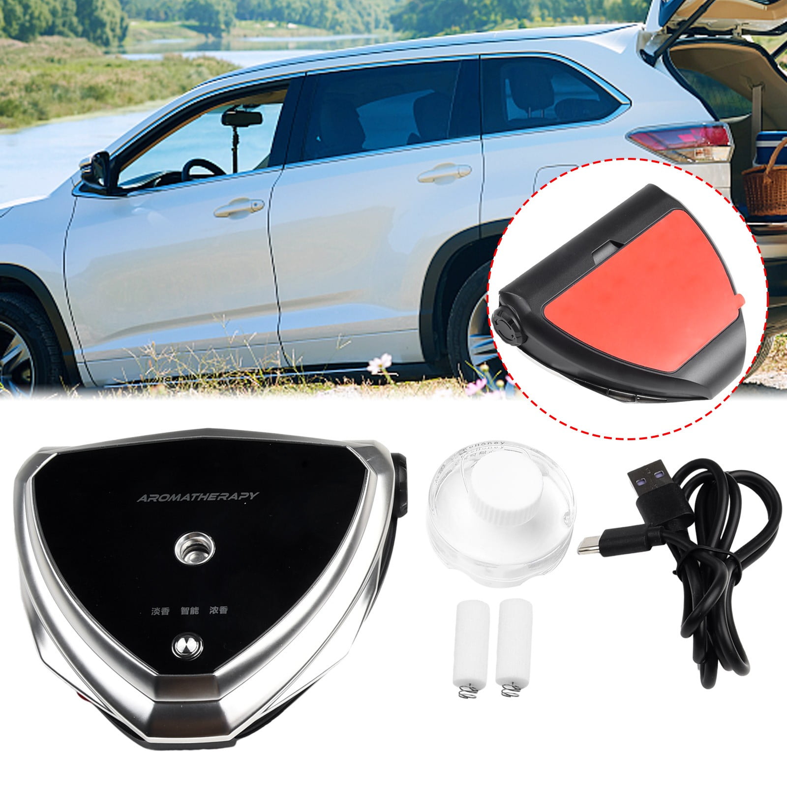 For Smart Car Perfume Machine Usb Rechargeable Aroma Diffuser Air