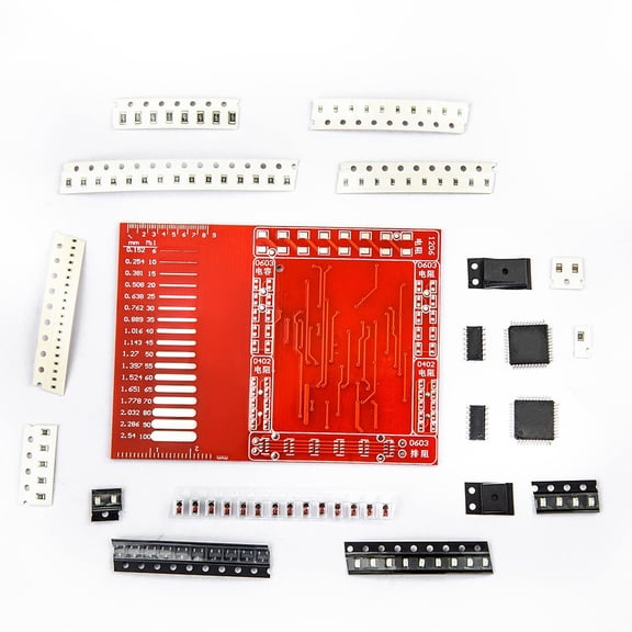 For Smt Soldering Practice Kit Water Flowing Led For Diy Welding Training Board