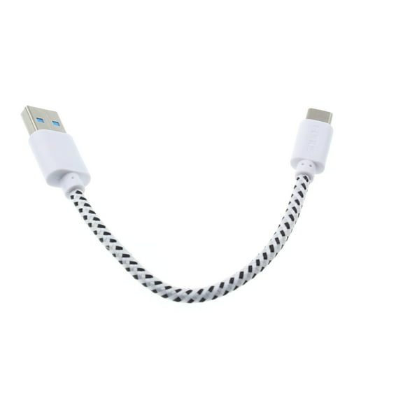For Sonim XP3plus - Type-C Short USB Cable, Charger Cord Power Wire USB-C Braided Compatible With Sonim XP3 Plus Phone