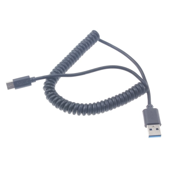 For Sonim XP8/XP10/XP5plus - Coiled USB Cable - Type-C Charger Cord USB-C Compatible With Sonim XP8/XP10/XP5plus Phones