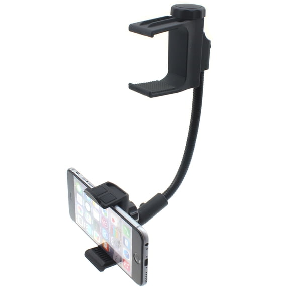 For Sonim XP8/XP10/XP5plus - Mirror Holder Car Mount - Rear View Rotating Cradle Stron Grip Compatible With Sonim XP8/XP10/XP5plus Phones