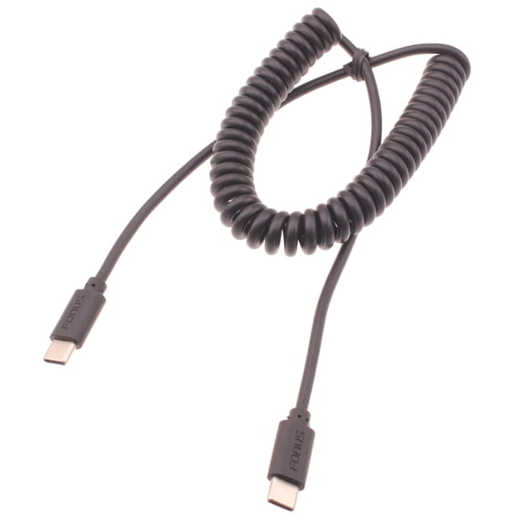 For Sonim XP8/XP10/XP5plus - USB-C to TYPE-C Coiled Cable - Fast Charger Cord Power Compatible With Sonim XP8/XP10/XP5plus Phones