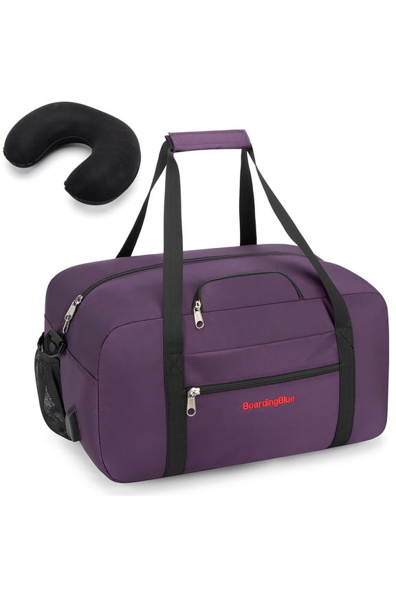 For Spirit Jet Blue 17 inches Personal Item Underseat Travel Duffel Bag With Pillow