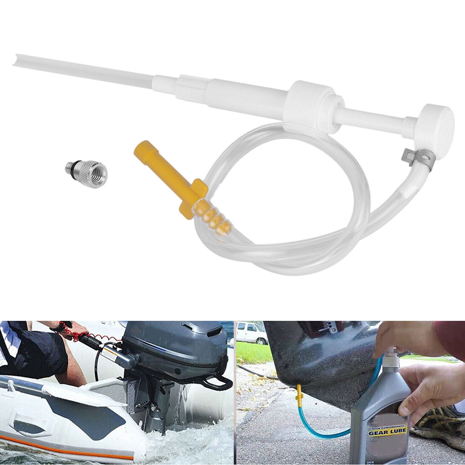Lower Unit Gear Lube Pump For Standard Quart Bottle – Fits Mercury & Mariner Outboards, Set Of 2