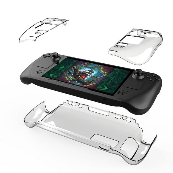 For Steam Deck Protective Case, Crystal Clear Cover Hard Case,
 PC Protective Kits, Game Console Shell