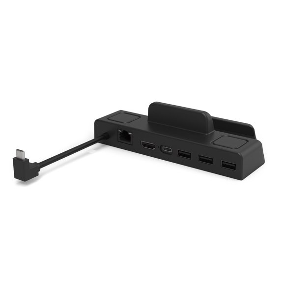 For Steamdeck Game Console Docking Station TV Base Stand Hub Holder Dock Type-C to RJ45 Ethernet 4K60Hz