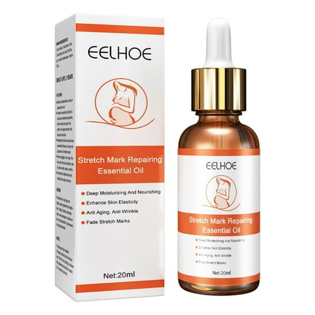 For Stretch Marks, Pregnancy Skin Care, Belly Cream with Collagen, Elastin, Argan OIl and Shea Butter