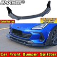 thumbnail image 1 of For Subaru BRZ Toyota GR86 2022-2024 Body Kit Front Bumper Lip Carbon Fiber Look DC Style Front Bumper Diffuser Car Accessories, 1 of 6