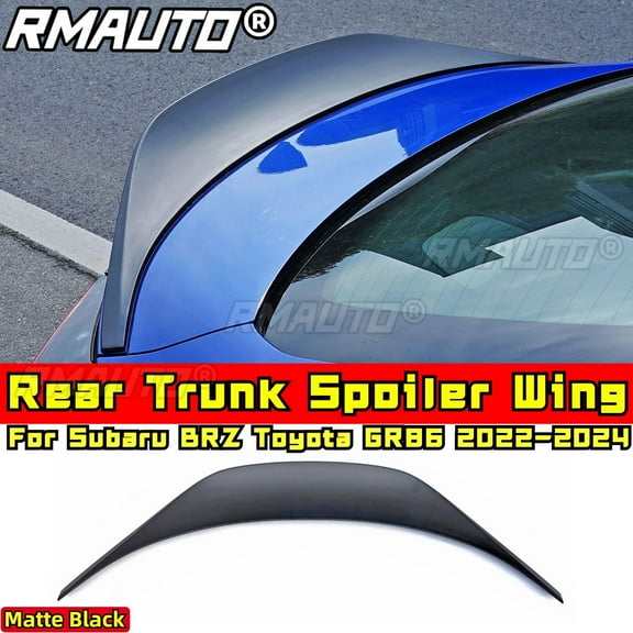 For Subaru BRZ Toyota GR86 2022-2024 Body Kit Rear Spoiler Wing Glossy Black Sport Style Rear Trunk Wing Car Accessories
