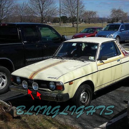 For Subaru Brat Off Road Auxiliary Driving Lights Bumper Lamps Kit