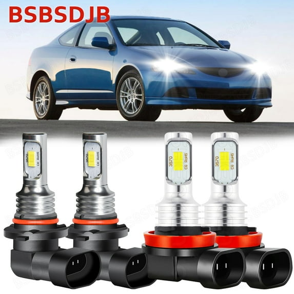 For Subaru Crosstrek 2013-2019 White LED Headlight Bulbs High Low Beam Kit 9005 H11