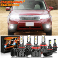 thumbnail image 1 of For Subaru Forester 2009-2013 9005 H11 LED Headlight Hi&Lo Beam 9145 Foglight Kit 3Set, 1 of 12