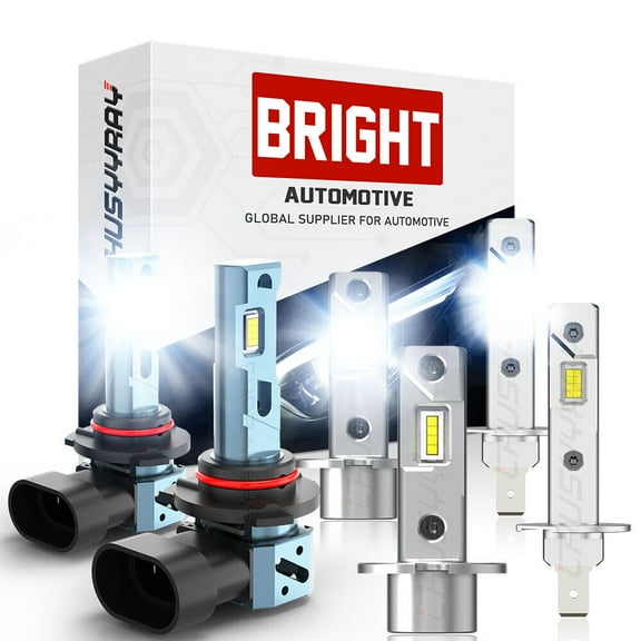 FIT Subaru Impreza 2004-2005 6pcs LED Headlight Bulbs High/Low Beam + Fog Light Super Bright