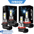 thumbnail image 1 of For Subaru Impreza 2008-2020 LED Headlight Bulb 9005 High Beam+H11 Low Beam Kit 2Pcs 6000K White, 1 of 12