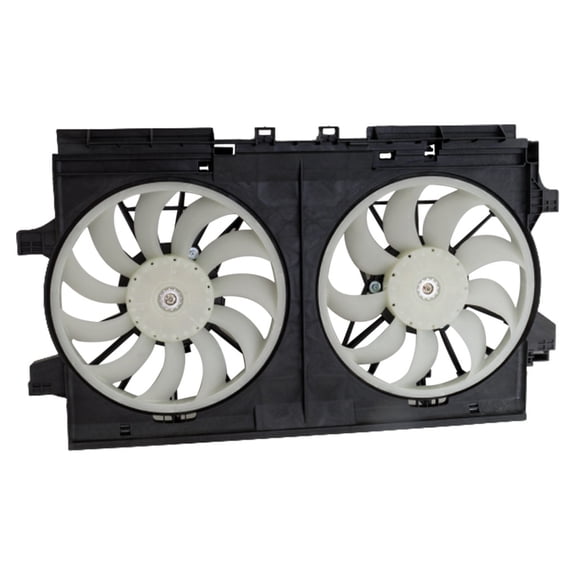 For Subaru Impreza 2017 18 19 20 21 2022 Radiator And Condenser Fan Assembly | With Two Fans Side By Side | Replacement For SU3115135