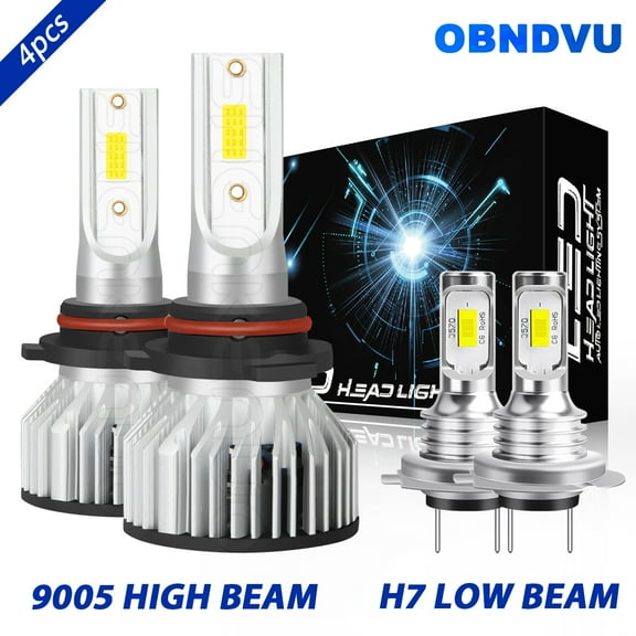 For Subaru Legacy 2005-2014 LED Headlight Bulbs Kit High Low Beam 6000K White 4pcs