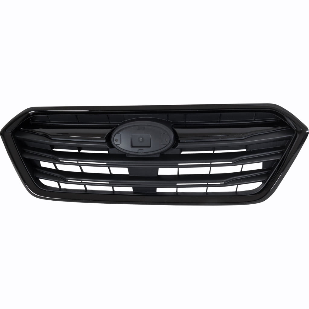 For Subaru Legacy 2018 2019 Grille | Textured Black | With Black Molding and Frame | Plastic | Replacement For SU1200179 | 91121AL21A