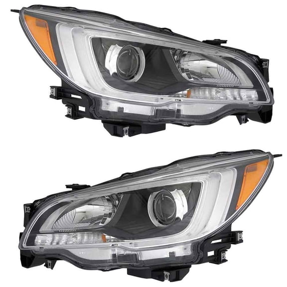 For Subaru Legacy Outback 2015 2016 2017 Pair Headlights - BuyAutoParts