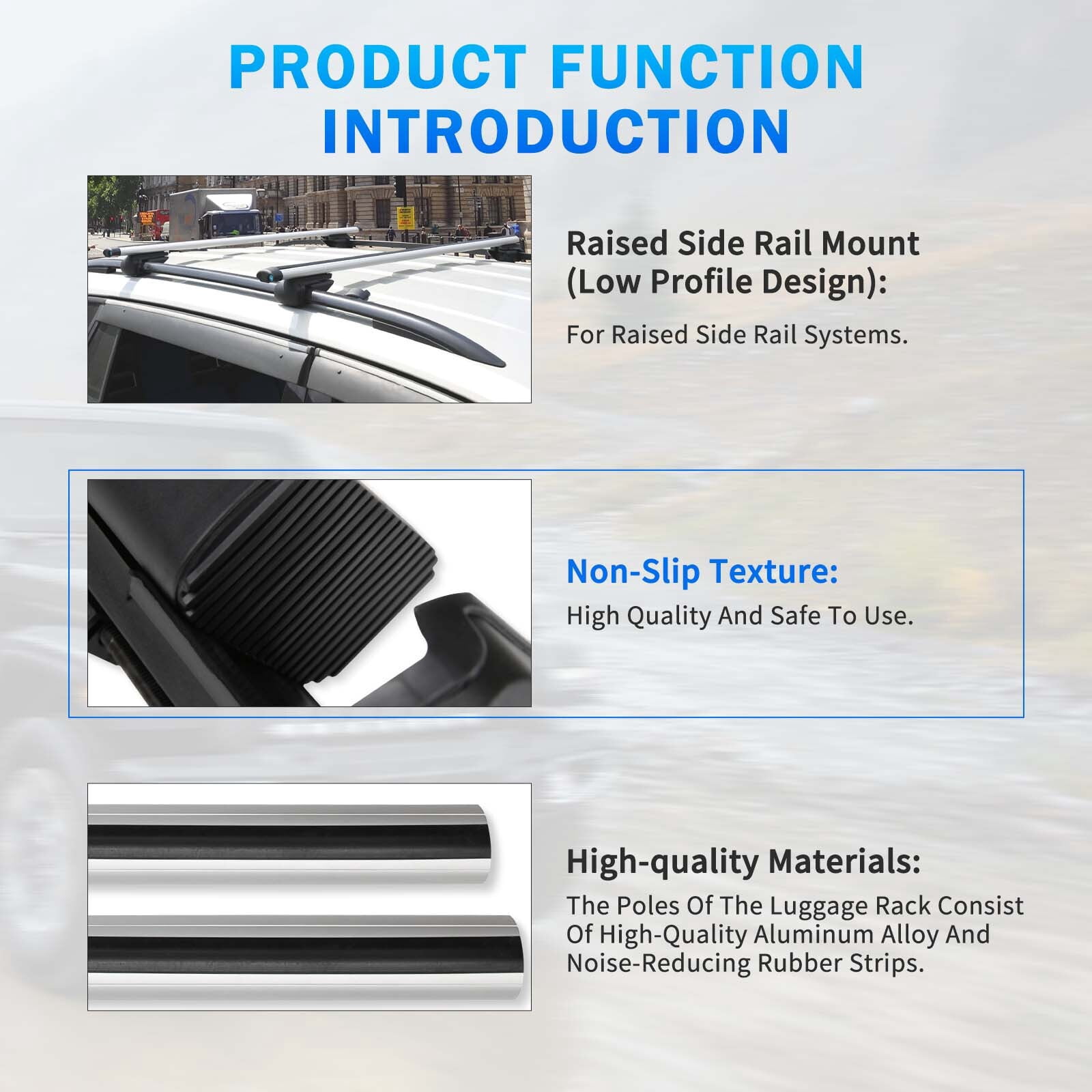 For Subaru Outback 10-14 Car Roof Rack Cross Bars Luggage Cargo Carrier W/ Lock