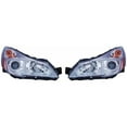 thumbnail image 1 of For Subaru Outback Headlight Assembly 2013 2014 Pair Driver and Passenger Side w/ Bulbs CAPA Certified Replacement For SU2502143, 1 of 5