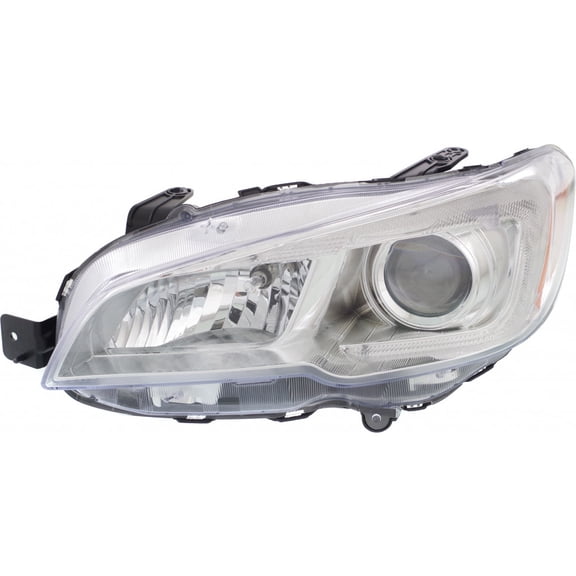 For Subaru WRX 2015-2021 Headlight Assembly Driver Side | w/ Chrome Bezel | Replacement For SU2502152 | 191275824443, 84001VA031