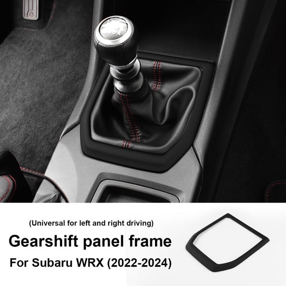 For Subaru WRX/ WRX STI 2022 2023 2024 ABS Carbon Fiber Sticker Car Gear Shift Panel Cover Interior Trim RHD LHD Accessories.