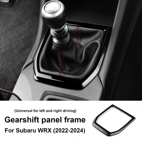 For Subaru WRX/ WRX STI 2022 2023 2024 ABS Carbon Fiber Sticker Car Gear Shift Panel Cover Interior Trim RHD LHD Accessories.