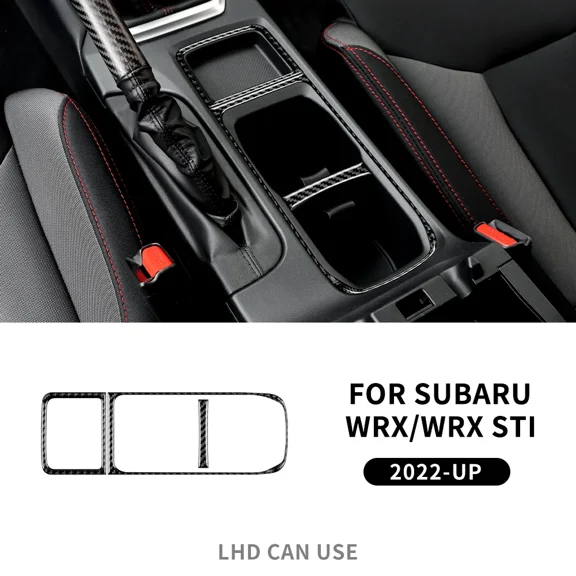 For Subaru WRX/WRX STI 2022 2023 2024 Real Carbon Fiber Sticker Car Center Centrol Gear Panel Interior Trim RHD LHD Accessories.