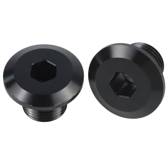For Surron For Light Bee Compatible Front Wheel Axle Lock Nuts in 6061 Aluminum Alloy, Includes Two Precision Parts (Black)