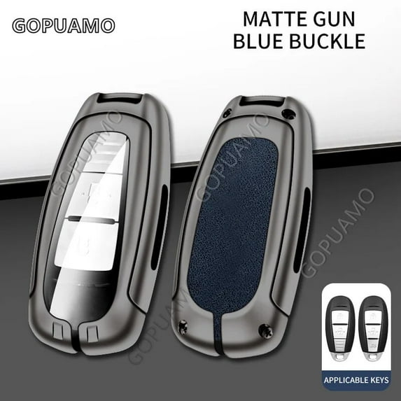 For Suzuki A key case Baleno Ertiga Ciaz Ignis Kizashi Swift SX4 S-cross Car Smart Zinc alloy+leather Key Cover Case Protector